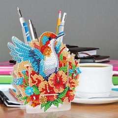 Sparkly Hummingbird Pen Holder-Special-DiamondArt.ca