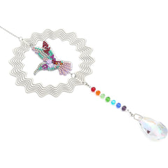 Hummingbird Spinner Suncatcher-Hummingbird Spinner-DiamondArt.ca