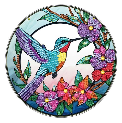 Sparkle Hummingbird Tabletop Decoration-Sparkle Hummingbird-DiamondArt.ca