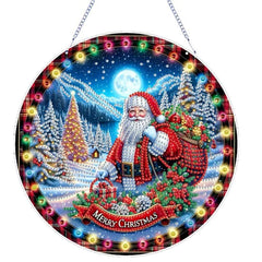 Jolly St. Nick Wall Hanging-Special-DiamondArt.ca