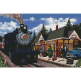 Kirkland Lake Station by Cobble Hill-45x60cm-Round-DiamondArt.ca