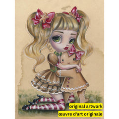 Little Gingers by Simona Candini-45x60cm-Round-DiamondArt.ca