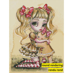 Little Gingers by Simona Candini-45x60cm-Round-DiamondArt.ca