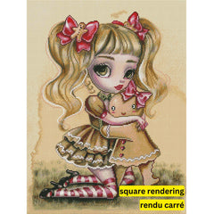 Little Gingers by Simona Candini-45x60cm-Round-DiamondArt.ca