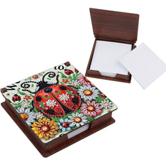 Lucky Ladybug Notepad Box-Special-DiamondArt.ca