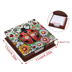 Lucky Ladybug Notepad Box-Special-DiamondArt.ca