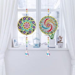 Mandalas Suncatcher Set (2 Pieces)-Special-DiamondArt.ca
