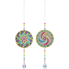 Mandalas Suncatcher Set (2 Pieces)-Special-DiamondArt.ca