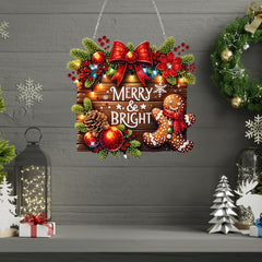 Merry & Bright Wall Hanging-Special-DiamondArt.ca
