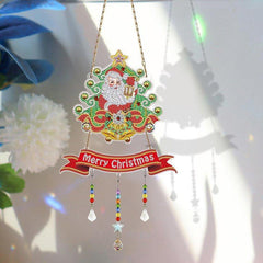 Merry Christmas Suncatcher-Merry Christmas-DiamondArt.ca