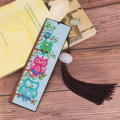 Owl Family Bookmark-Special-DiamondArt.ca