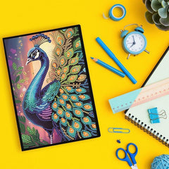 Radiant Peacock Notebook-Special-DiamondArt.ca