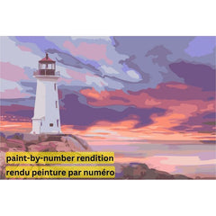 PAINT-BY-NUMBER Peggy's Cove-35x50cm-Paint-by-Number-DiamondArt.ca