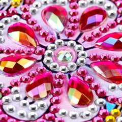 Pink Flower Bookmark-Special-DiamondArt.ca