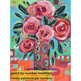 PAINT-BY-NUMBER Pretty in Pink by Karrie Evenson-35x45cm-Paint-by-Number-DiamondArt.ca