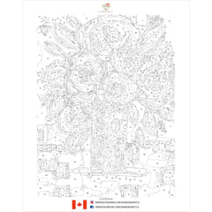 PAINT-BY-NUMBER Pretty in Pink by Karrie Evenson-35x45cm-Paint-by-Number-DiamondArt.ca