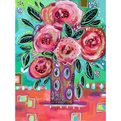 Pretty in Pink by Karrie Evenson-30x40cm-Square-DiamondArt.ca