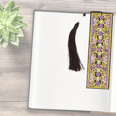 Purple Scroll Bookmark-Special-DiamondArt.ca