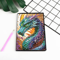 Rainbow Fantasy Dragon Notebook-Special-DiamondArt.ca