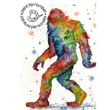 PAINT-BY-NUMBER Sasquatch by Dave Bartholet-35x45cm-Paint-by-Number-DiamondArt.ca