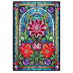 Shimmering Flowers Notebook-Special-DiamondArt.ca