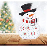 Happy Snowman LED Table Decoration-Happy Snowman-DiamondArt.ca