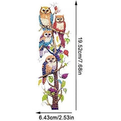 Sparkle Owls Bookmark Set-Special-DiamondArt.ca