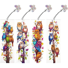 Sparkle Owls Bookmark Set-Special-DiamondArt.ca