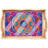 Sparkle Mandala Wooden Serving Tray-Special-DiamondArt.ca