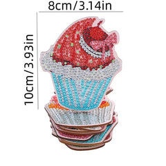SugarGem Cupcake Coaster Set (10 pieces)-Special-DiamondArt.ca
