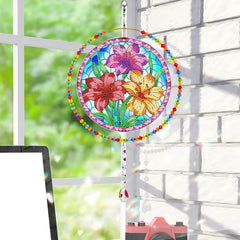 Sun-Kissed Lilies Suncatcher-Special-DiamondArt.ca