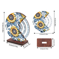 Sunflower Days Perpetual Calendar-Special-DiamondArt.ca