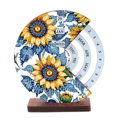 Sunflower Days Perpetual Calendar-Special-DiamondArt.ca