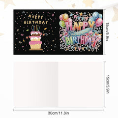 Sweet Sparkle Celebrations Birthday Cards (6 Pack)-Special-DiamondArt.ca
