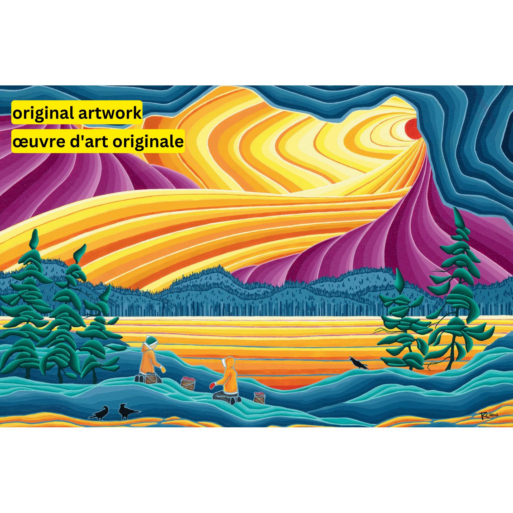 The Foragers by Robbie Craig-40x60cm-Round-DiamondArt.ca