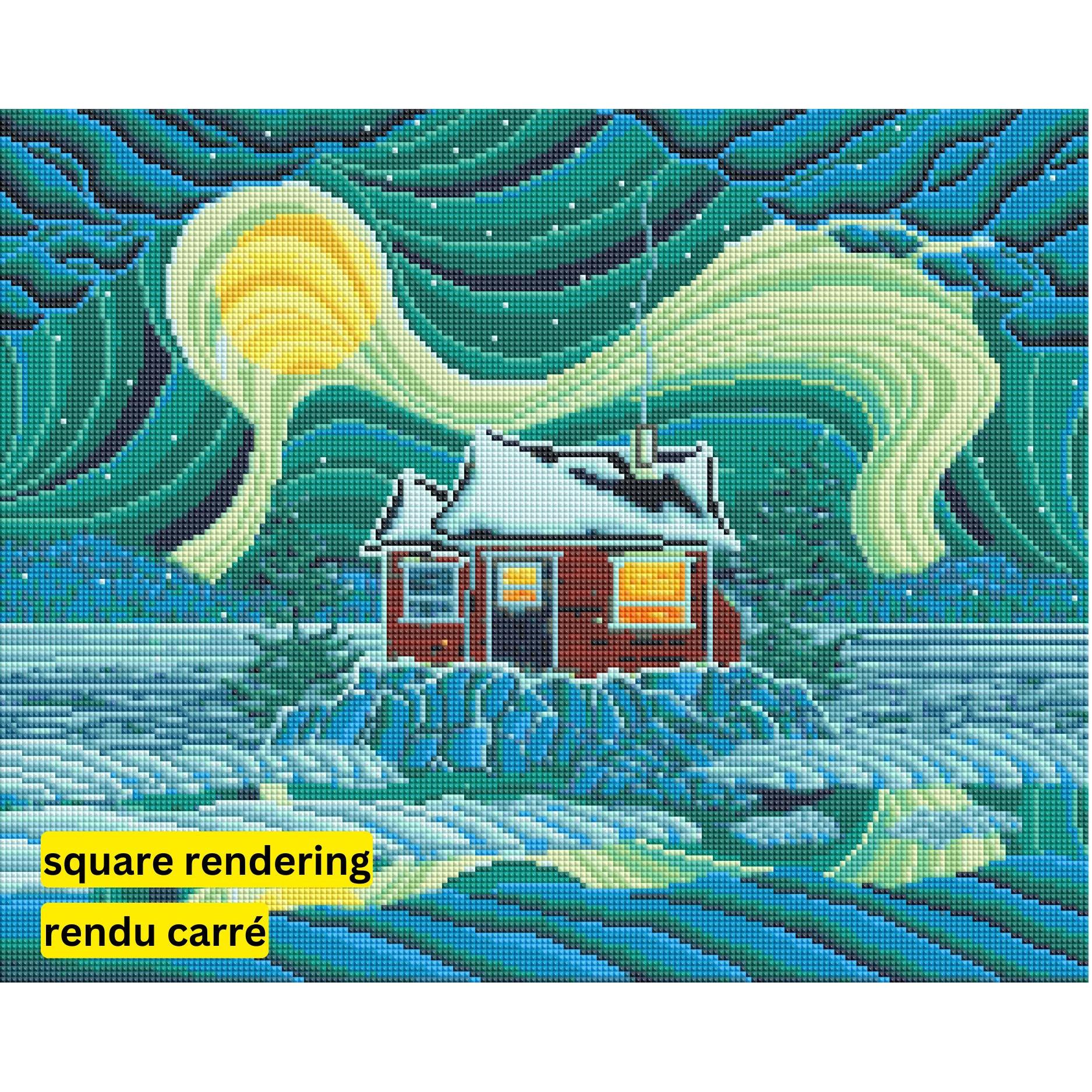 The Thaw by Robbie Craig-40x50cm-Square-DiamondArt.ca