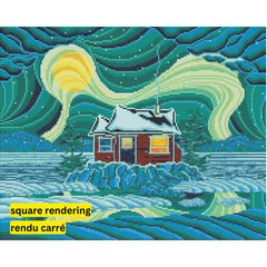 The Thaw by Robbie Craig-40x50cm-Square-DiamondArt.ca