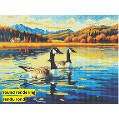 Twin Travelers by Tommy Clay-30x40cm-Round-DiamondArt.ca