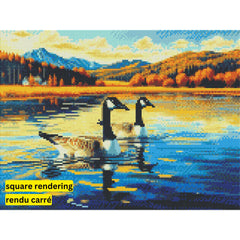 Twin Travelers by Tommy Clay-30x40cm-Square-DiamondArt.ca