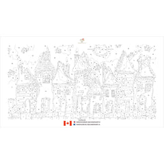 PAINT-BY-NUMBER Village by Karrie Evenson-35x65cm-Paint-by-Number-DiamondArt.ca