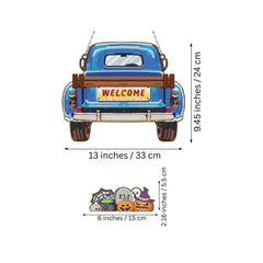 Welcome Wagon Wall Hanging with Changeable Accent Inserts-Special-DiamondArt.ca