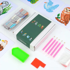 Winged Wonders Sparkle Minis 8 Canvas Kit-Round-DiamondArt.ca