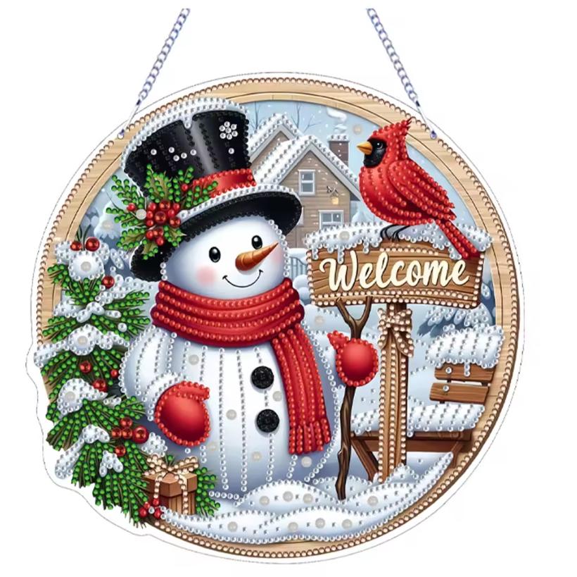 Winter Greetings Wall Hanging-Special-DiamondArt.ca