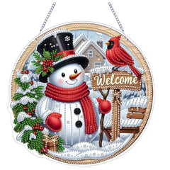 Winter Greetings Wall Hanging-Special-DiamondArt.ca