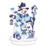 Winter Snowman Tabletop Decoration
