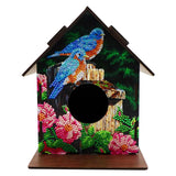 Faux Wood Bird House-Special-DiamondArt.ca