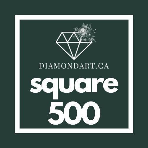 Square Diamonds (500 Diamonds)-500 diamonds (3 grams)-500-DiamondArt.ca