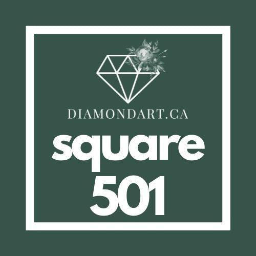 Square Diamonds (500 Diamonds)-500 diamonds (3 grams)-501-DiamondArt.ca