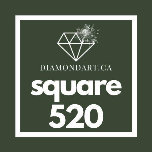 Square Diamonds (500 Diamonds)-500 diamonds (3 grams)-520-DiamondArt.ca