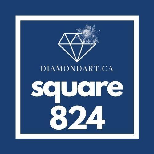 Square Diamonds (500 Diamonds)-500 diamonds (3 grams)-824-DiamondArt.ca